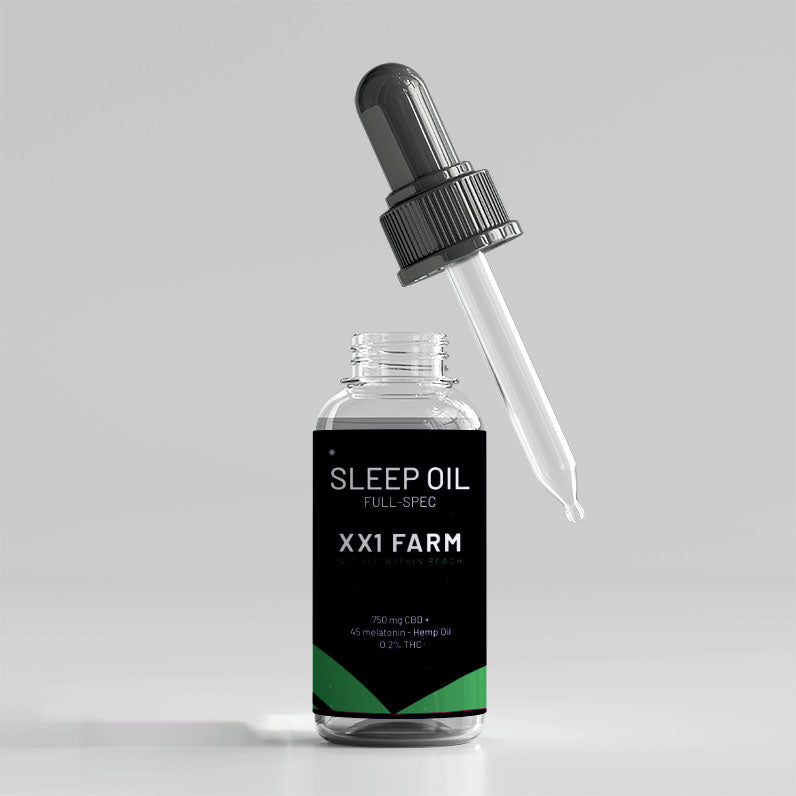 Óleo de Cânhamo Noturno 2.5% 750mg HSO com Melatonina - 30ml
